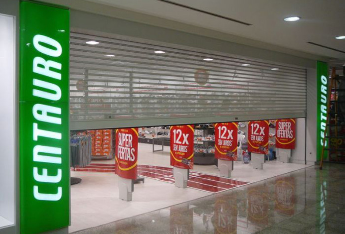 Portas de Ao - Centauro - Shopping Muller Curitiba